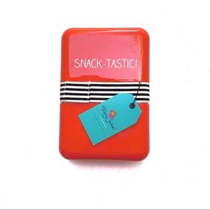 New Red and Purple hard body snack and lunch box.